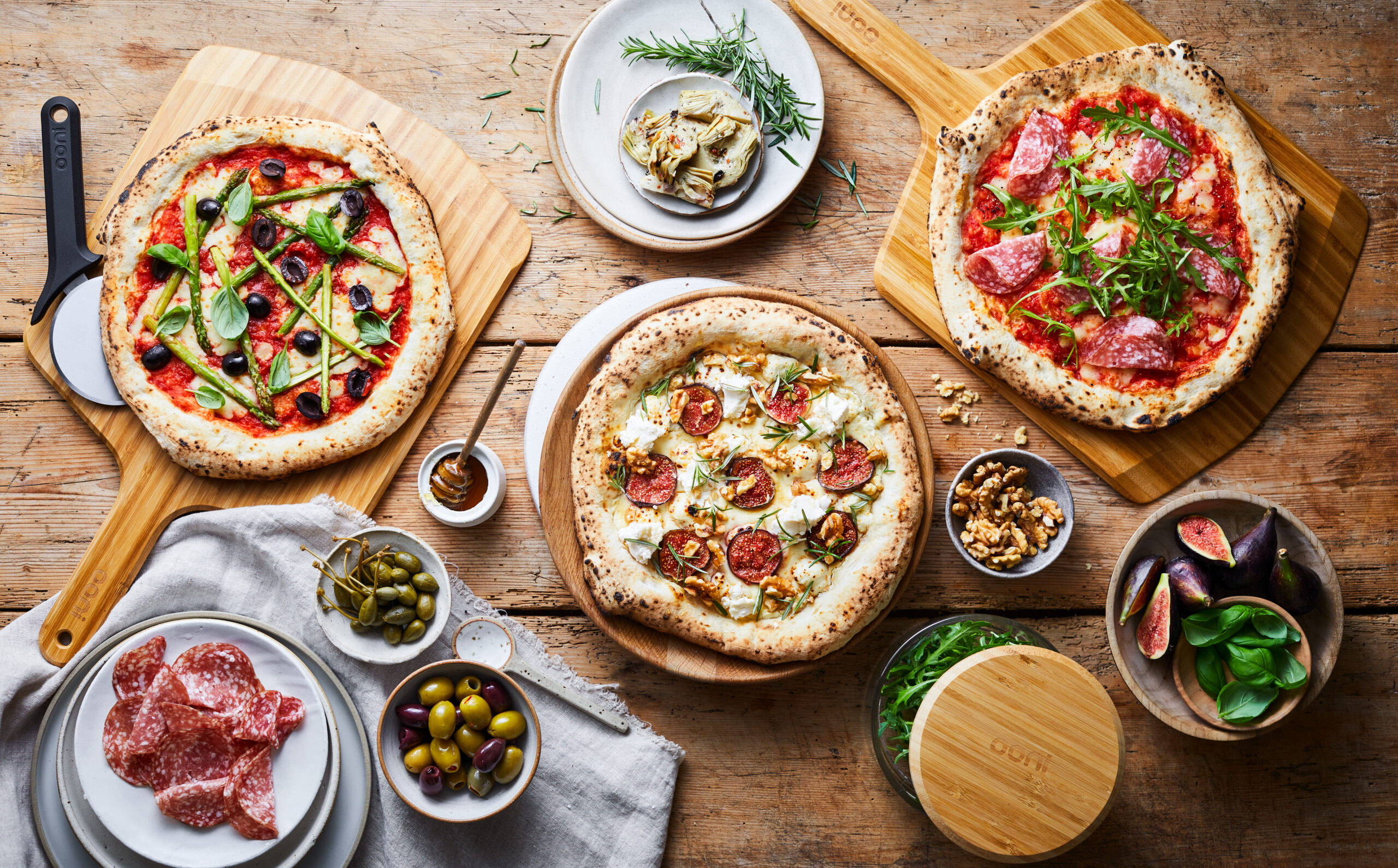 12" Bamboo Pizza Peel & Serving Board / 12インチ用竹製ピザピール - 画像 (6)